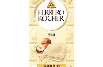 Ferrero Rocher Chocolate Rocher White Chocolate With Hazelnut Bar,90 Gram