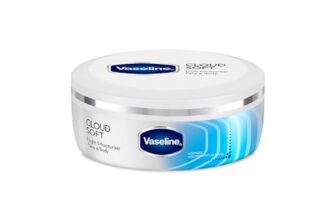 VASELINE Cloud Soft, Light Moisturiser, 100 ml, for Plump, Soft Skin, with Ceramides & Hyaluron Fillers, 10X Hydration Volume, Non-Sticky