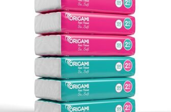 Origami Online Facial Tissues | Soft Pack | Pack of 6 | 100 Pulls Each