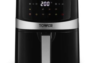 Tower Air Fryer 4.5L Digital 1600W 10 Presets 50-200C Timer Black
