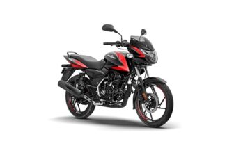 Bajaj Pulsar 125 Neon Disc Bike Ebony Black Racing Red Booking for Ex-Showroom Price