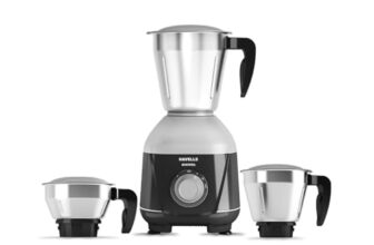 Havells Mixwell – N 500W 3 Jar Mixer Grinder, Black, Grey