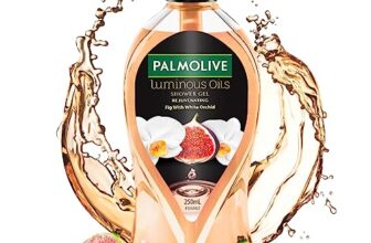 Palmolive Luminous Oil Rejuvenating Body Wash,750ml Pump Bottle, 100% Natural Fig Oil & White Orchid Extracts For Soft & Radiant Skin, PH Balanced Bodywash, Free Of Parabens And Silicones