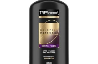 TRESemme Hairfall Defense+ Shampoo 1000ml With Keratin Fillers | Longer and Stronger hair | Prevents Hair Fall due to Breakage | Paraben-Free