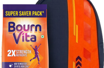 Bournvita Chocolate Nutrition Drink Pouch with Bagpack(1 kg)
