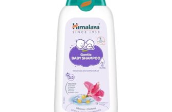 Himalaya Gentle Baby Shampoo 200ml with Hibiscus, Chickpea | No Tears | pH 5.5 | No.1 Doctor Recommended Brand | Cleanses, Softens & Nourishes hair | Safe for Newborns | Hypoallergenic