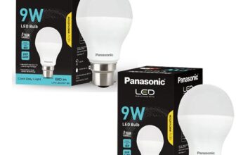 Panasonic Dura Saver 9W Bulb, B22 LED Bulb Base For Home & Office, 1 Year Warranty, Energy Efficiet, 6500K Cool Daylight (Pack of 2)