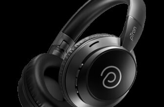 PTron Studio Evo w/ Dual-Device Pairing, 70Hrs Playtime, Pristine Audio, Clear Calls Bluetooth(Black, On the Ear)