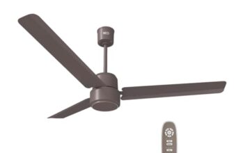 Havells REO BLDC 1200MM 5 Star Rated Ceiling Fan| Air Flow: 220 CMM| Speed: 350 RPM|Watt: 33W| Reverse Rotation Mode| Timer Setting| 2 Year Door Step Warranty By Manufacturer (Unnovate, Cocoa Brown)
