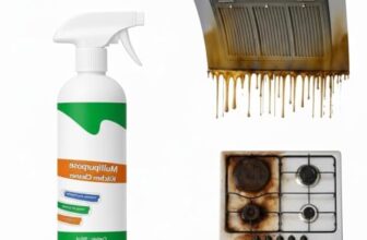 500Ml Kitchen Cleaner Spray Oil & Grease Stain Remover For Gas Stove, Chimney BBQ Exhaust Fan Non-Flammable Nontoxic Magic Degreaser Liquid Spray for Grill all surface cleaner