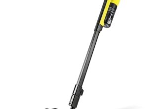 Karcher VC 4S Cordless 220-Watt Portable Handheld Bagless Vacuum Cleaner, with Rechargeable Lithium-Ion Battery for Floors, Carpets, Upholstery, Furniture & Cars (White)
