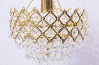 Classical Shyam 160MM PREMIUM QUALITY Chandelier Ceiling Lamp FOR HOME DECOR (Gold) Pendants Ceiling Lamp(Gold)