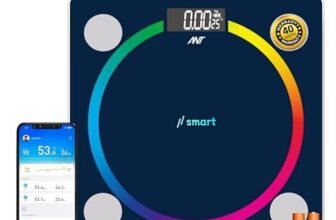 ANT Flora Supreme Smart Scale Bioelectrical Digital Body Weight Machine for Home with Bluetooth App | BMI, BMR Analyzer | 180kg Capacity | High Precision Sensors | LED Display