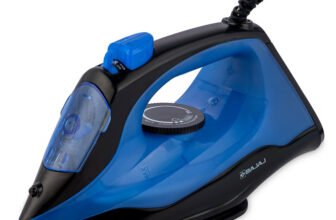 BAJAJ 440519 1600 W Steam Iron(Black, Blue)