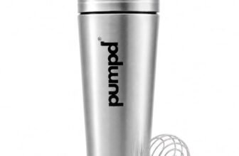 PUMPD Stainless Steel Gym Shaker 750 ml Silver Protein Shaker Leakproof With Blender Ball