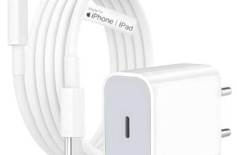 RAVIAD 20W Original (MFi-Certified) Super Fast Charger Adapter & Lightning Cable, Compatible with iPhone 14/14 Plus/14 Pro/14 Pro Max/13/12/11/X/8/7 Series, Fast Charging PD Wall Charger by Sakit