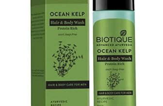 Biotique Ocean Kelp Anti Hairfall Shampoo | Intensive Hair Growth Therapy| Anti Hairfall Shampoo that Maintains Shine |100% Botanical Extracts | Suitable for All Hair Types |120ml