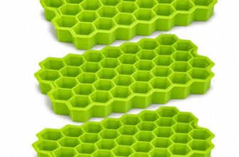 Triffy Multicolor Silicone Ice Cube Tray(Pack of3)