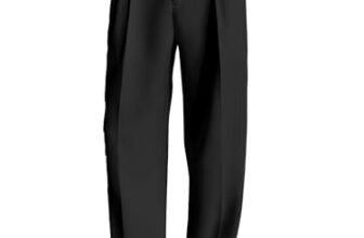 FTX Mens Loose Fit Mid Rise Trouser Black 34