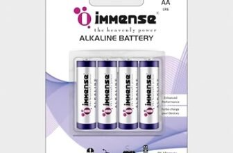 Immense AA Alkaline Battery | 1.5V Pencil Batteries for Wireless Mouse, Dorbells & Office Devices | Non Rechargeable Battery Cells (Pack of 4)