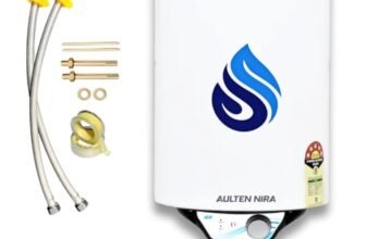 Aulten 25L 2000W Storage Water Heater (Geyser) with Glassline Tank, Copper Heating Element, 8 Bar Pressure and Triple Safety Shield