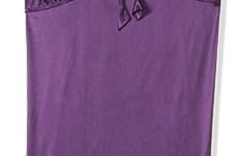 Clovia Women’s Satin Baby Doll (NS0465P15_Purple_Large)