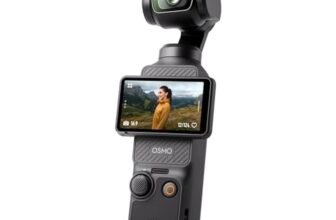 DJI Osmo Pocket 3, Vlogging Camera with 1” CMOS & 4K/120fps Video, 3-Axis Stabilization, Fast Focusing, Face/Object Tracking, 2″ Rotatable Touchscreen, Small Video Camera for Photography, YouTube
