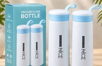 Triffy Portable Insulated Water Flask 400 ML 400 ml Plastic Flask(Pack of 2, Blue)