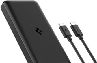 Spigen 20000 mAh 30 W Power Bank(Black, Lithium Polymer, Fast Charging for Mobile, Laptop)