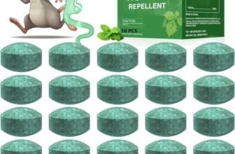 Rat Repellent for Car Home Mouse Repellent Peppermint Oil to Protect Wires in Car, Bike & Truck Engine No Kill Only Repels Home Indoor-Outdoor Garage Rat Controller Rodents Out of Car (10)