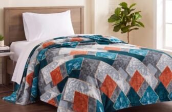 BSB HOME 280 GSM Flannel Blanket for Single Bed, Ultra Soft Plush Fleece Blanket, Warm & Cozy Winter Blanket, Breathable AC Blanket, Skin Friendly, for Home & Travel, 220 x 150 cm – Deep Teal