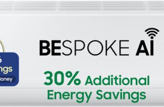 Samsung Bespoke AI 2026 Model 1.5 ton 4 Star Split Inverter with Wi-fi Energy Saving, Voice Control, Powerful Cooling, Copper, 4 Way swing, 5 Step Convertible AC(AR50H18D14HNNA,,AR50H18D14HXNA, White)