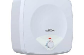 Symphony SELESTA Geyser 10 Litre Storage Water Heater | BEE 5 star Rating Energy Efficient | 2KW Heating Element | Titanium Pro Glassline Tank| Free Installation