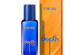 EMBARK Depth Wave Long Lasting Perfume for Men | 20ml Eau De Parfum | Fresh Aromatic Premium Fragrance | Ideal Gift for Men