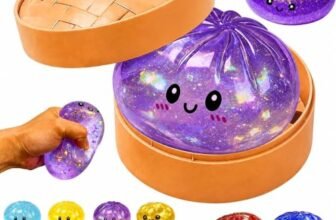 Squishy Dumpling Toy with Container