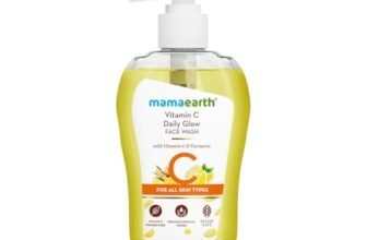 Mamaearth Vitamin C Face Wash for Women & Men 250ml- Toxin-Free & Oil-Free Face Wash for Acne-Prone, Dry & Oily Skin – Illuminates Skin