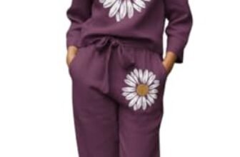 White Button new Girls sunflower Daisy Print Flax Cotton Co-ord Set – Breathable Summer 2-Piece Outfit