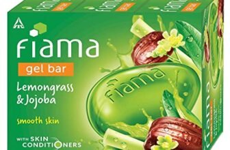 Fiama Gel Bar Lemongrass & Jojoba 375g (125g, Pack of 3) | Smooth Skin | Gentle Exfoliation |Moisture Lock with 30% Smoothing Body Serum | Bathing Soap for Men & Women | All Skin Types