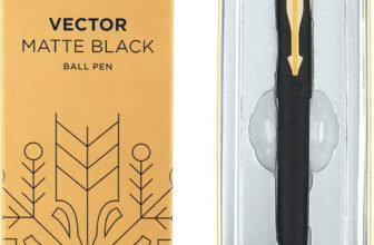 PARKER Vector Matte Black, Gold Trim Ball Pen(Ink Color – Blue)