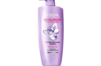 L’Oreal Paris L Oral Moisture Filling Shampoo, With Hyaluronic Acid, For Dry & Dehydrated Hair, Adds Shine Bounce, Hyaluron 72H, 650Ml. | 650Ml