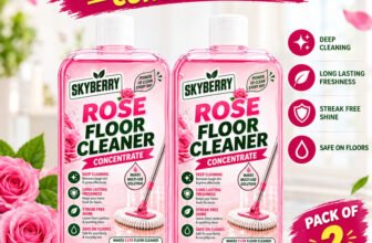 skyberry Concentrated Floor Cleaner | Powerful Cleaning Liquid for Home & Office rose(2 x 250 ml)