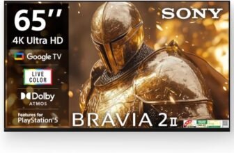Sony 164 cm (65 inches) BRAVIA 2M2 Series 4K Ultra HD Smart LED Google TV K-65S25BM2