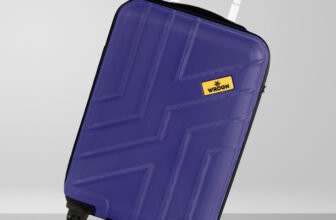WROGN Maze- Mid Night Blue Cabin Suitcase 4 Wheels – 22 inch