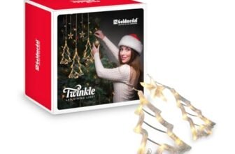 Goldmedal Twinkle Curtain String Light for Decoration | 8 Modes |Warm White