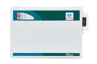 Everest EW 400 Deluxe Voltage Stabilizer Used for Inverter AC & Split AC Upto 1.5 Ton | Working Range: 170V – 270V | Convenient LED Indicator | White