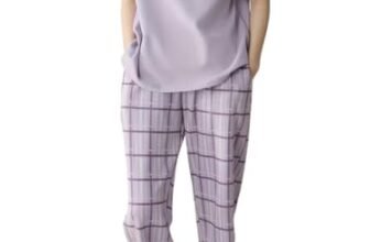 SHIENZY Women Korean Style Night Suit | Round Neck Short Sleeve Cute Printed Cotton Blend Pajama Set for Girls & Women | Soft Nightwear, Lounge Wear, Sleepwear for Women | Co-ord Set(New-1695_LVNDR_M)