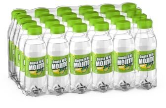 Gupta Ji Ki Mojito Mint Refreshing Non Alcoholic Drink | 24 Cans Pack (160Ml Each) | Natural Mint Flavor Beverage for Parties and Gatherings