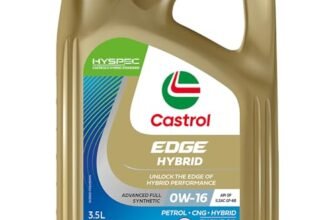 Castrol EDGE Hybrid 0W-16 Advanced Full Synthetic Engine Oil for Cars 3.5L