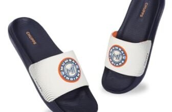 CHUPPS Mi True White Drift Orthopedic Slippers | Soft Footpharma Footbed | Breathable Ventilation Holes | Lightweight Flip Flops | Anti-Skid Chappals for Everyday For Mens