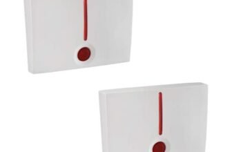 Anchor by Panasonic Wahe Guru Door Bell for Home and Office (Pack of 2, White)